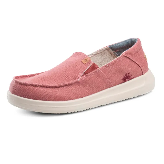 Schu'zz Manon Mocassin Femme Lin et Coton Respirant