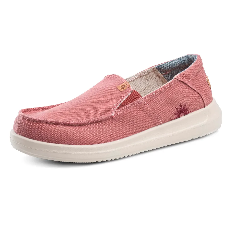 Schu'zz Manon Mocassin Femme Lin et Coton Respirant