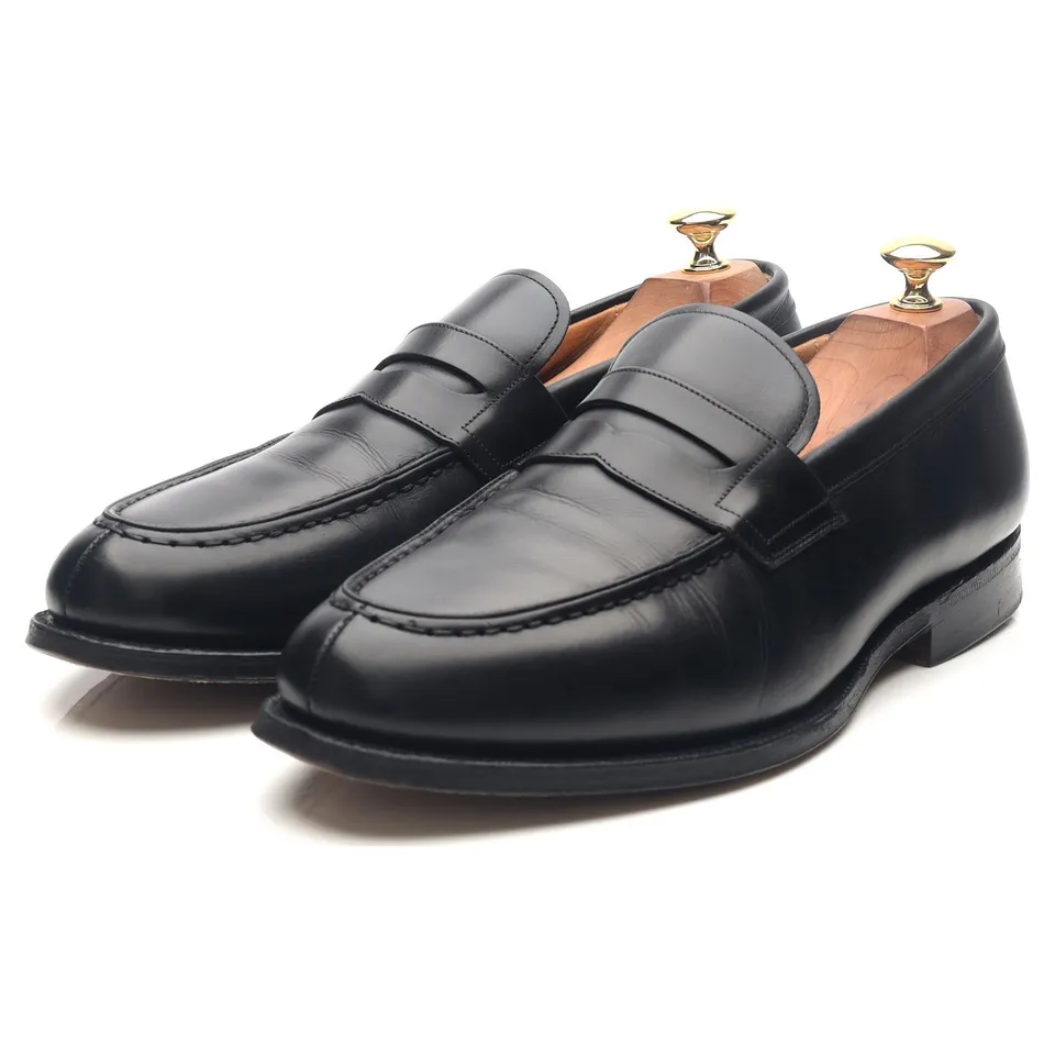 Church's Darwin mocassin cuir noir pointure UK 9,5 largeur H