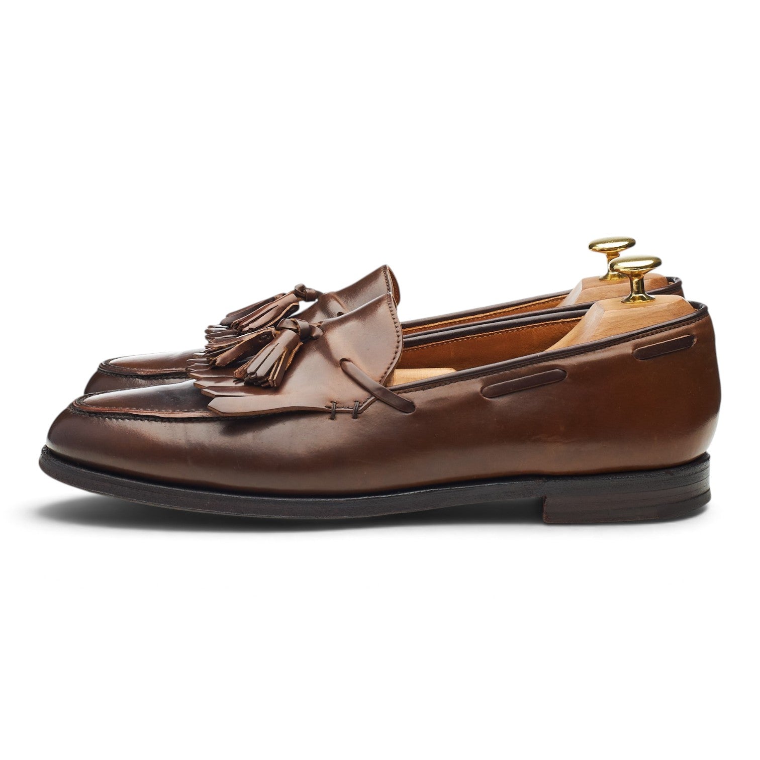 Ralph Lauren Marlow mocassins homme cordovan marron UK 8