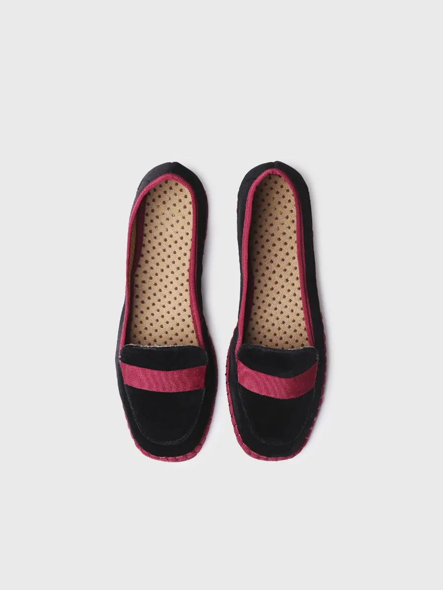 Toni Pons Celine mocassins femme velours noir