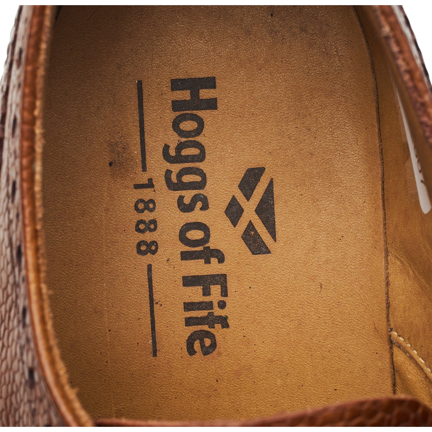 Hoggs of Fife Carnoustie derbies cuir marron UK 7