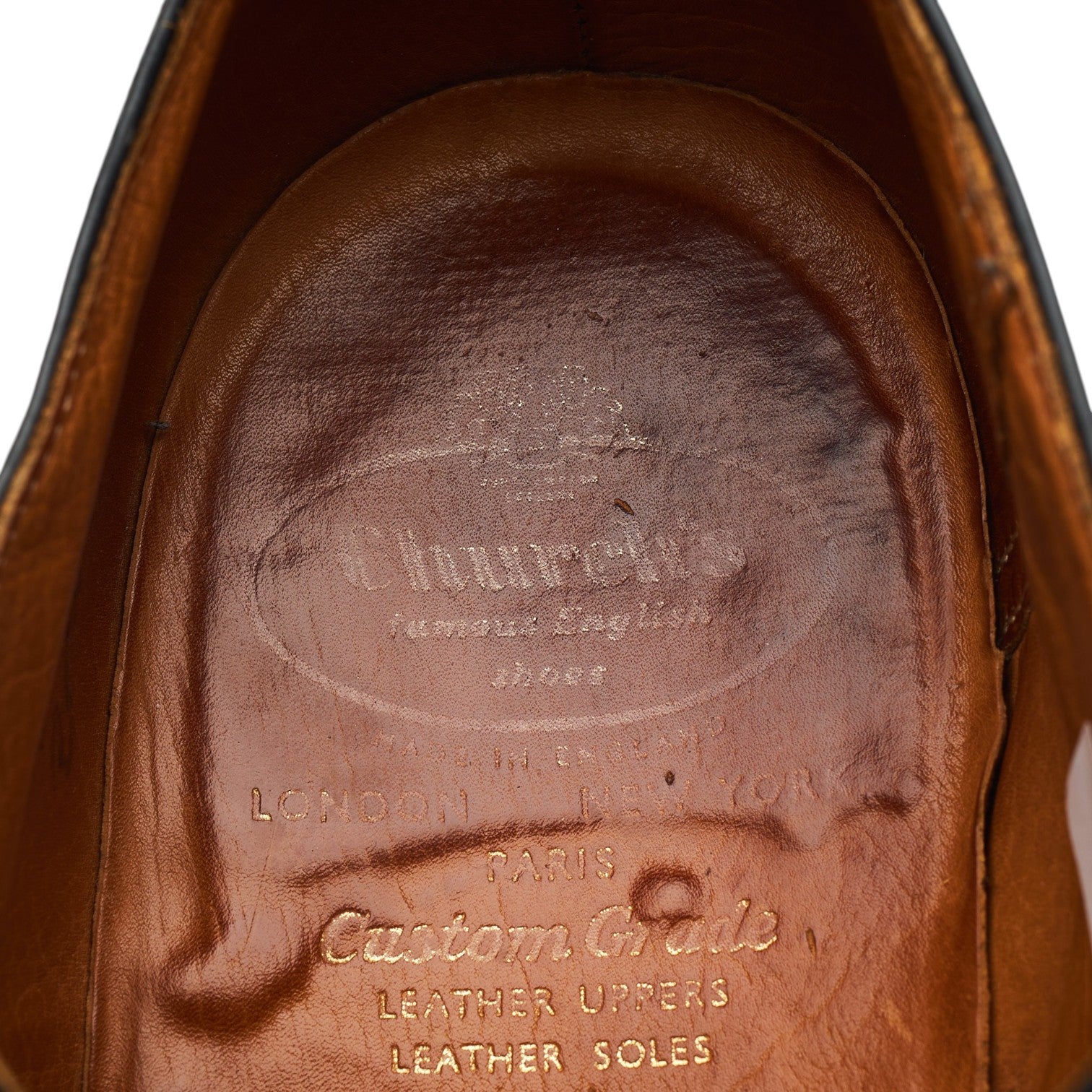 Church's Balmoral oxford cuir noir UK 8.5