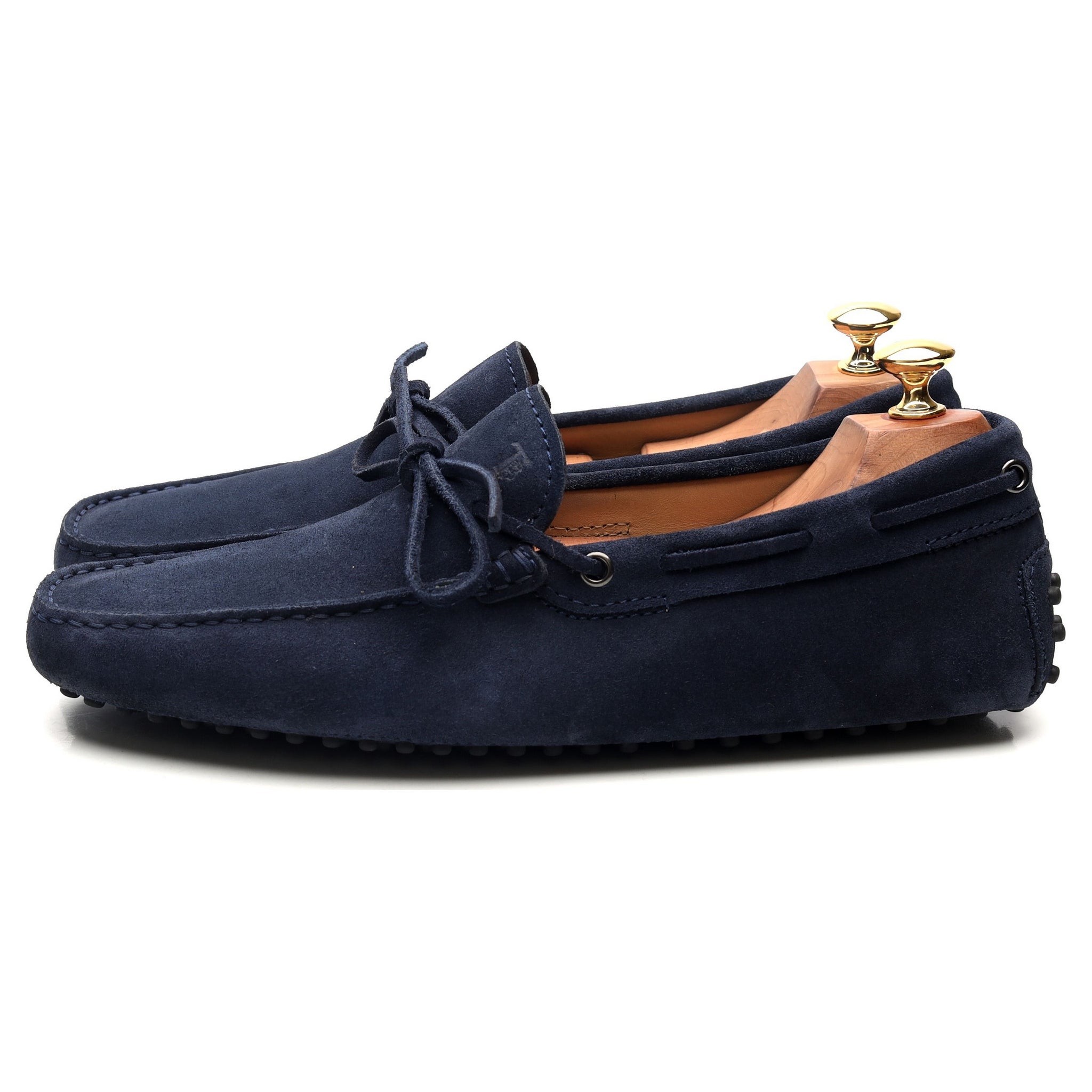Tod's Gommino mocassins daim bleu UK 9