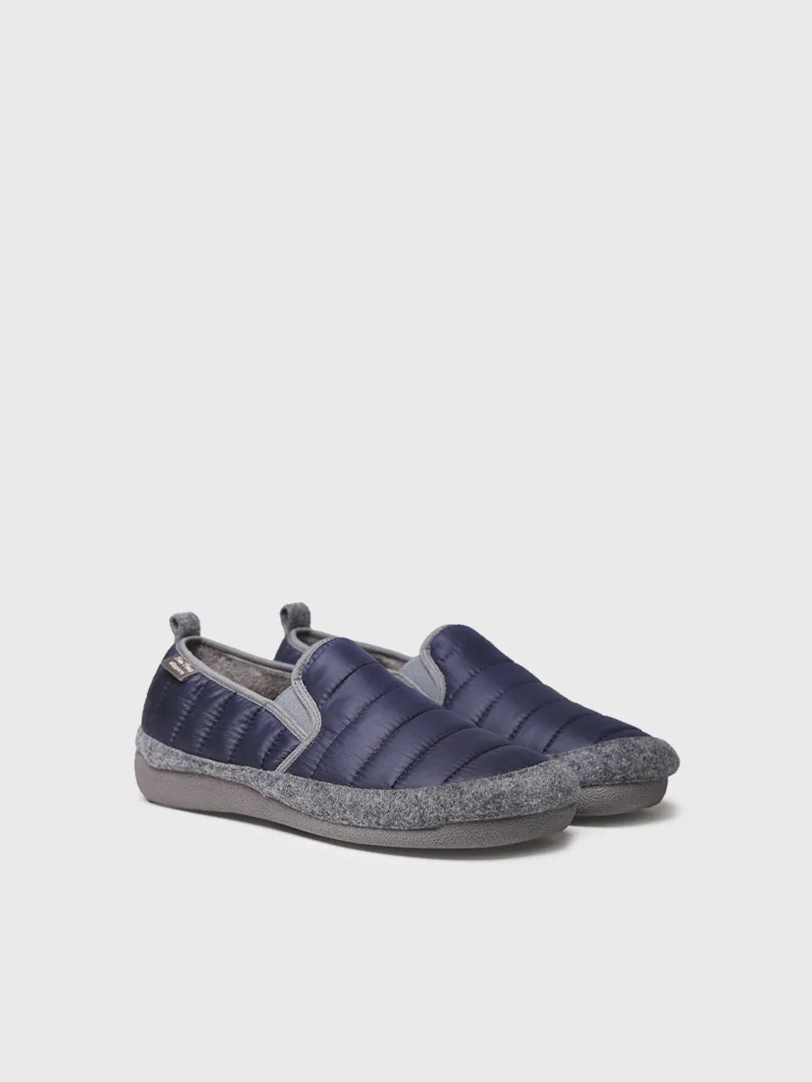 Toni Pons Ned-TK chausson homme bleu marine matelassé