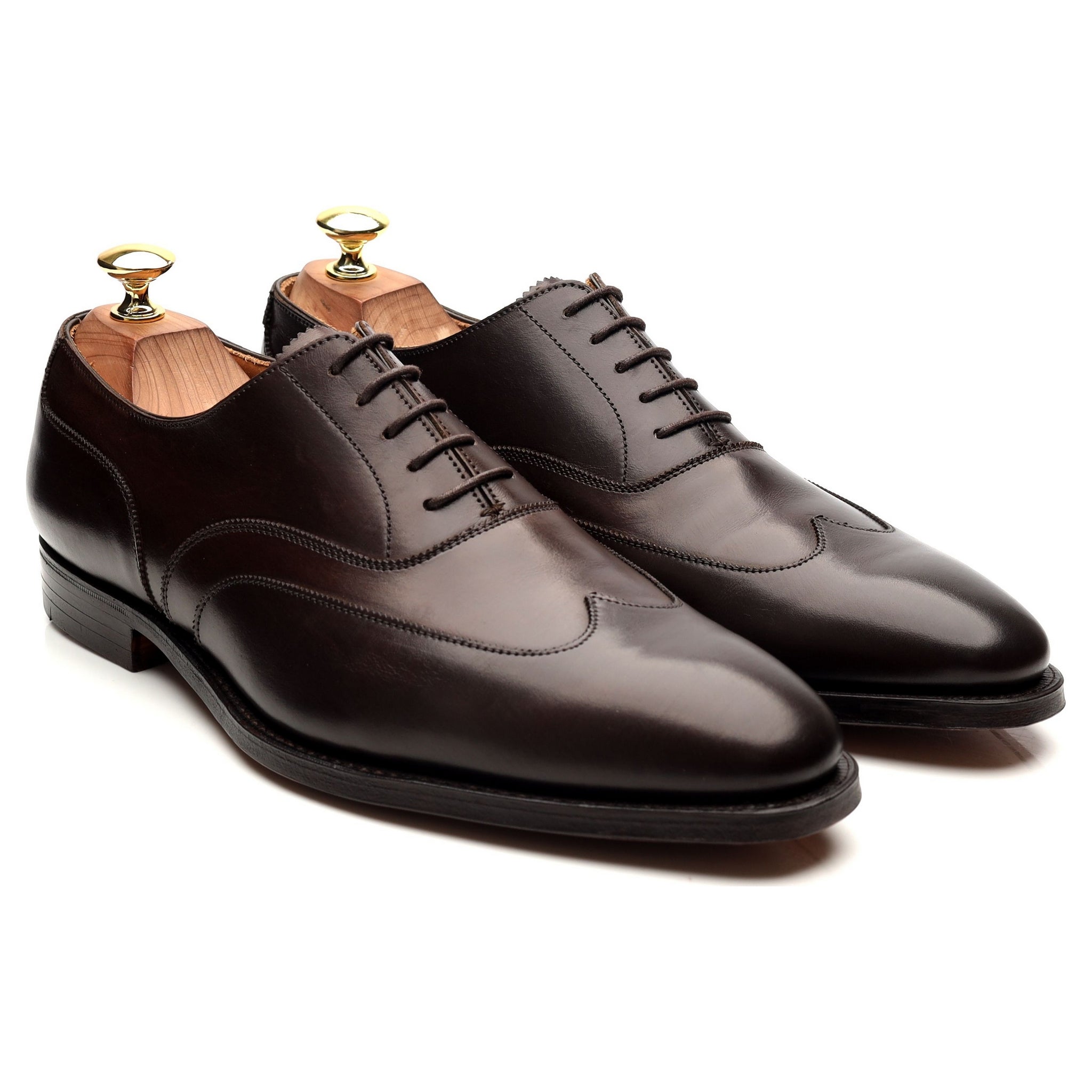 Crockett & Jones Tunbridge oxford cuir marron pointure UK 8