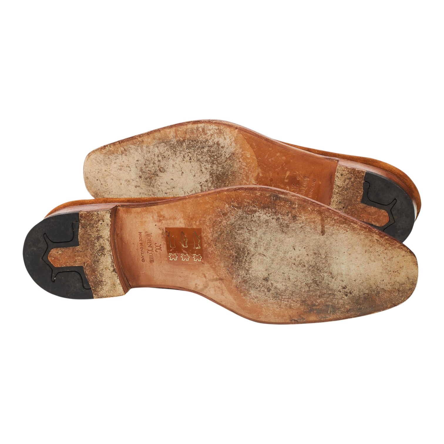 John Lobb Stamford mocassin suède marron UK 11