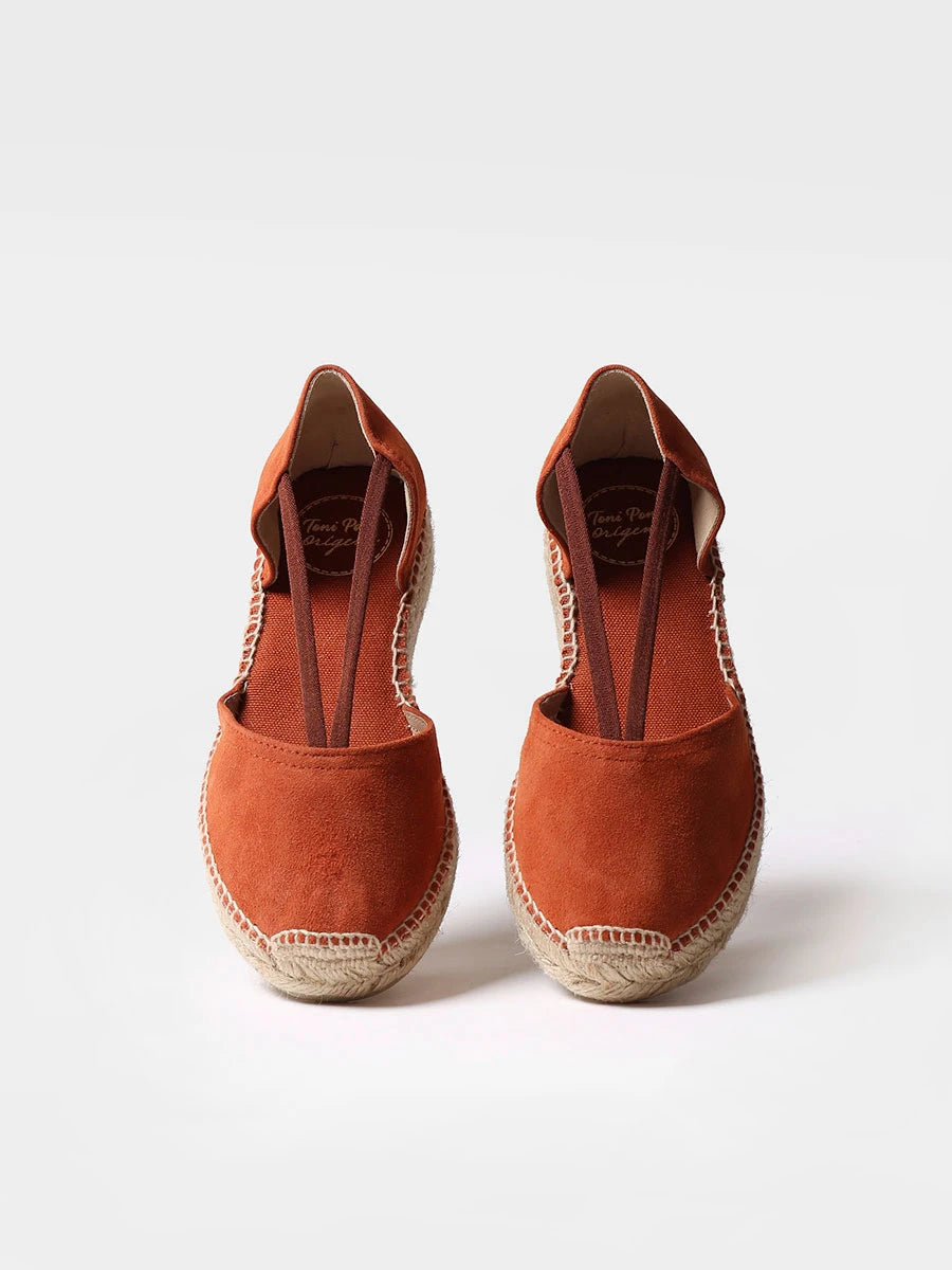 Toni Pons Erla-A espadrille compensée en suède