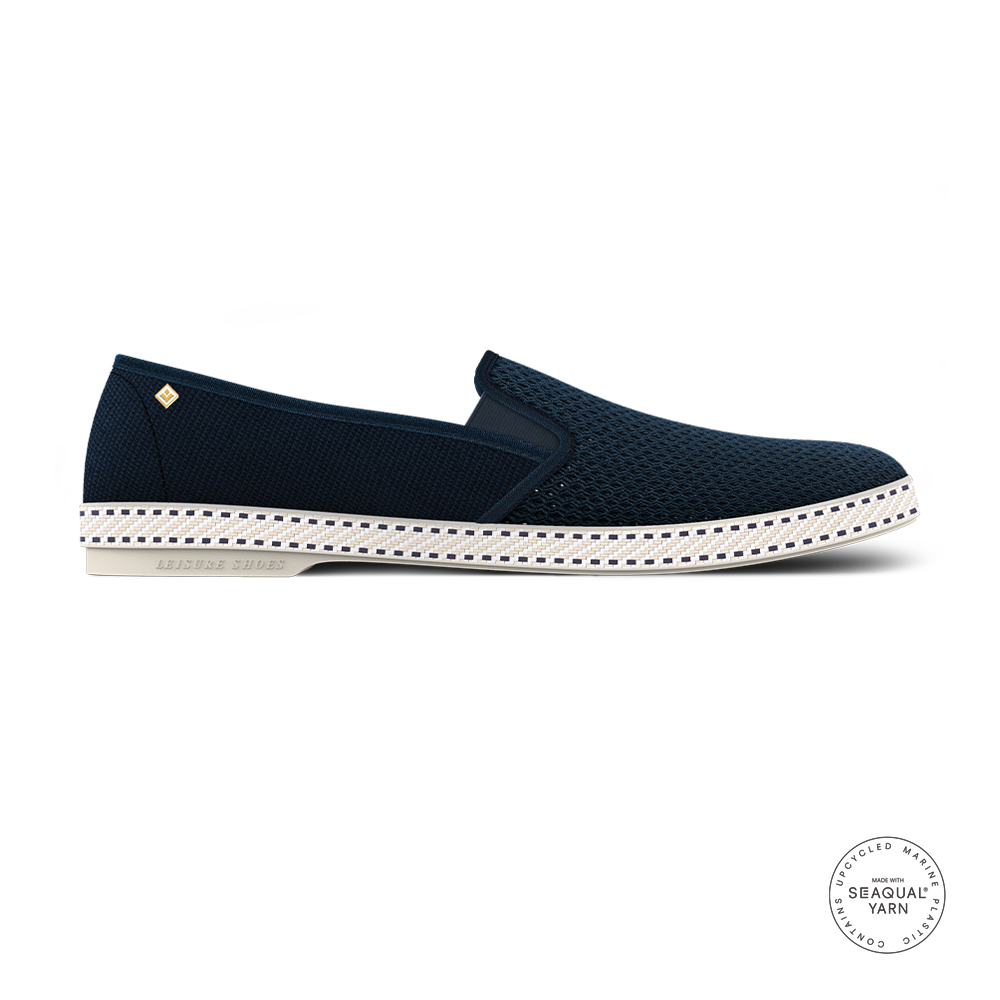 Rivieras Classic Toile Filet espadrilles marine coton