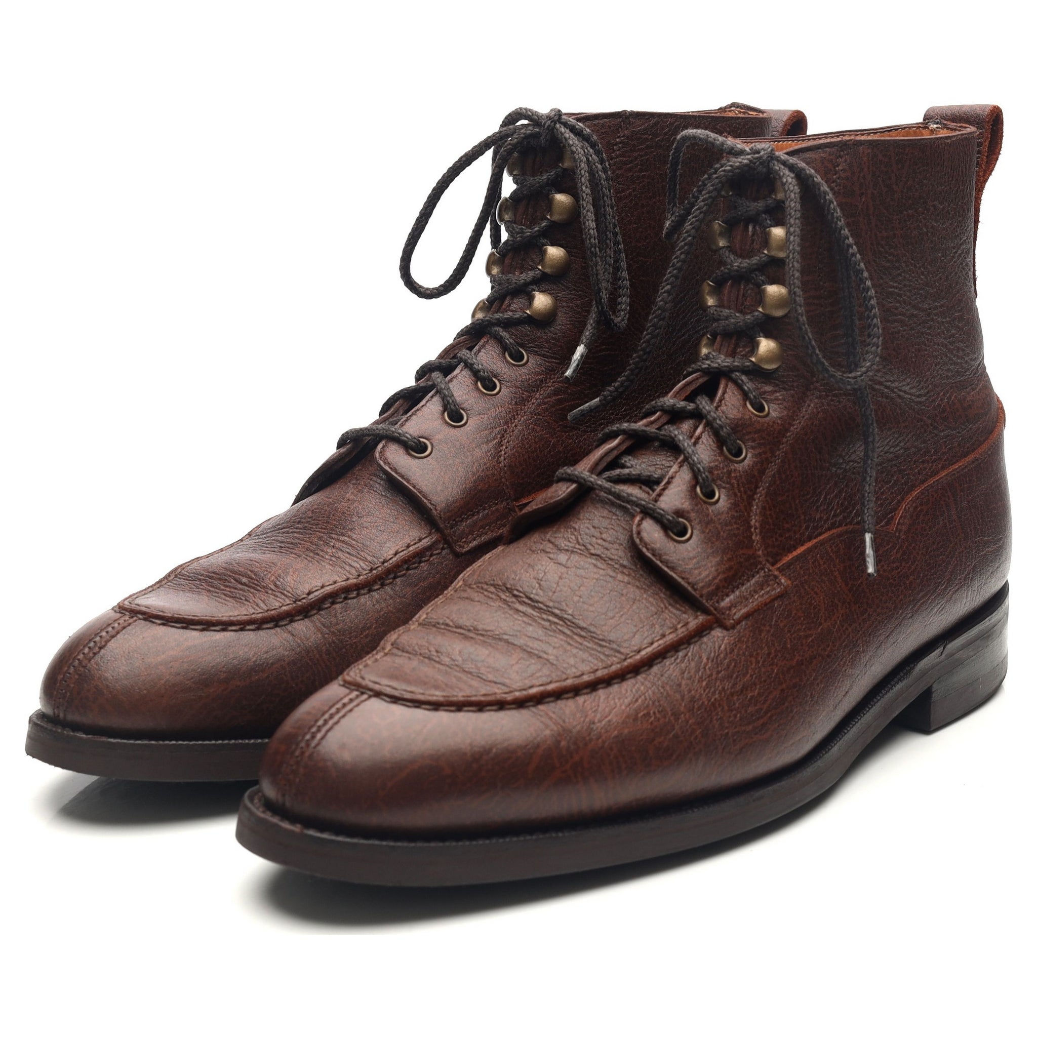 Lof & Tung Bridger boots cuir marron UK 8,5