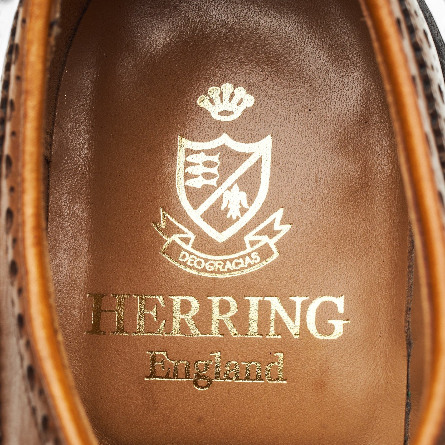 Herring Canning Derby cuir marron pointure UK 7.5
