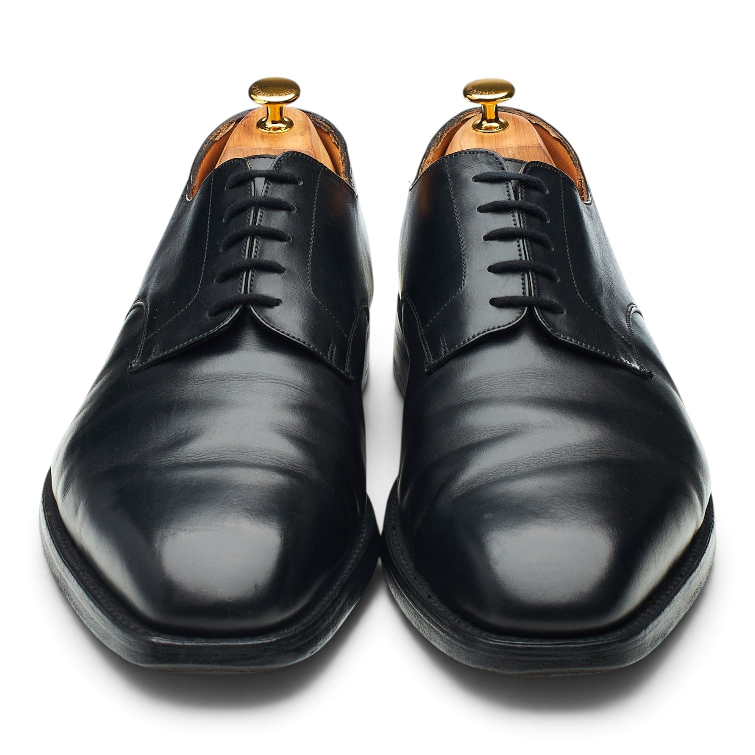 Tricker's Marlow derby cuir noir pointure UK 13