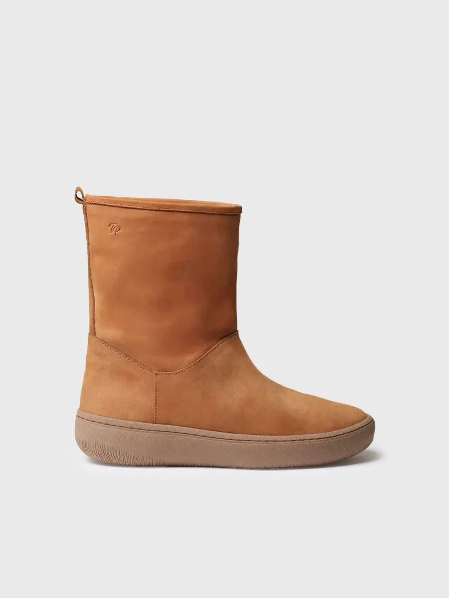 Toni Pons Sils bottine nubuck femme zip latéral