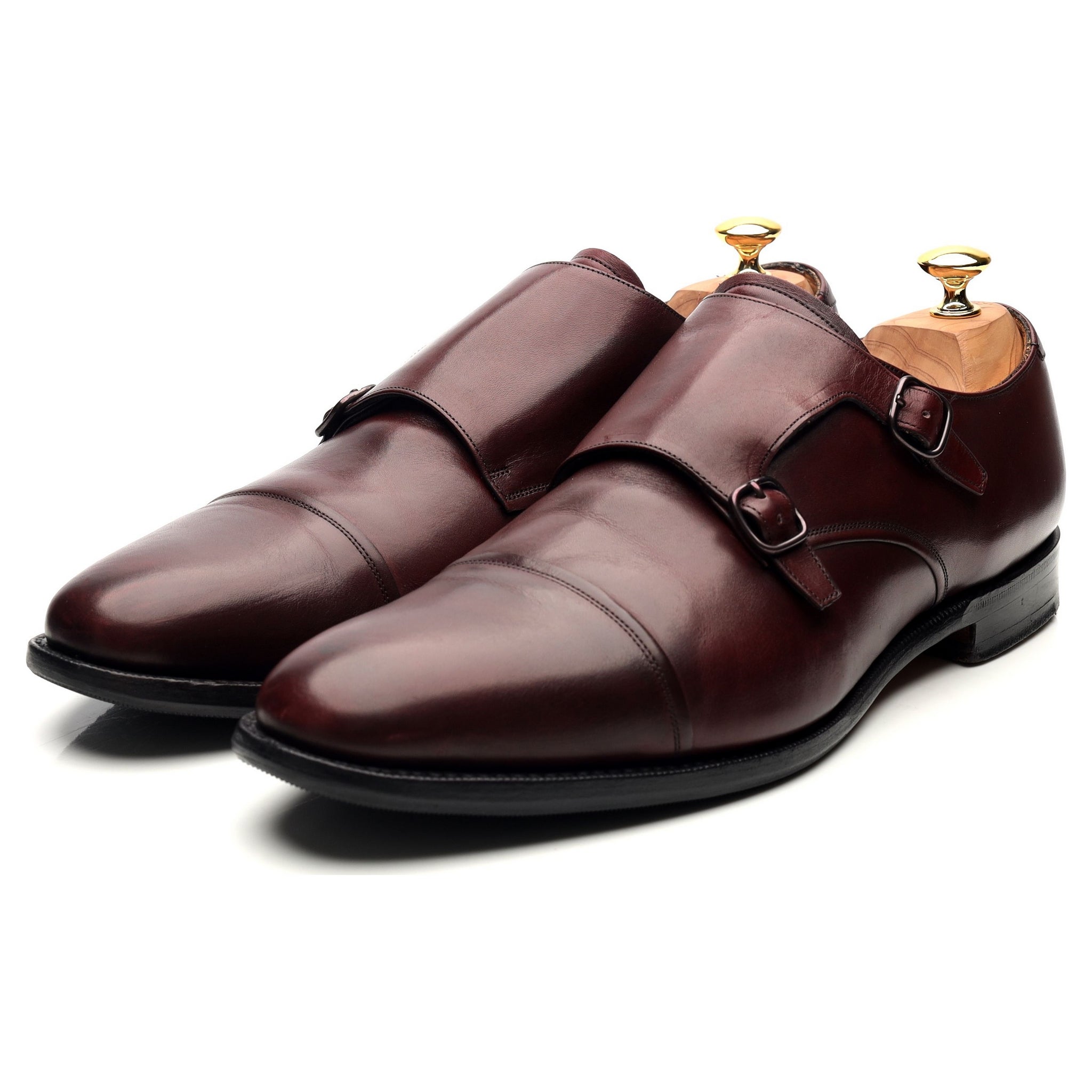 Church's Ledstone chaussures monk cuir bordeaux UK 11