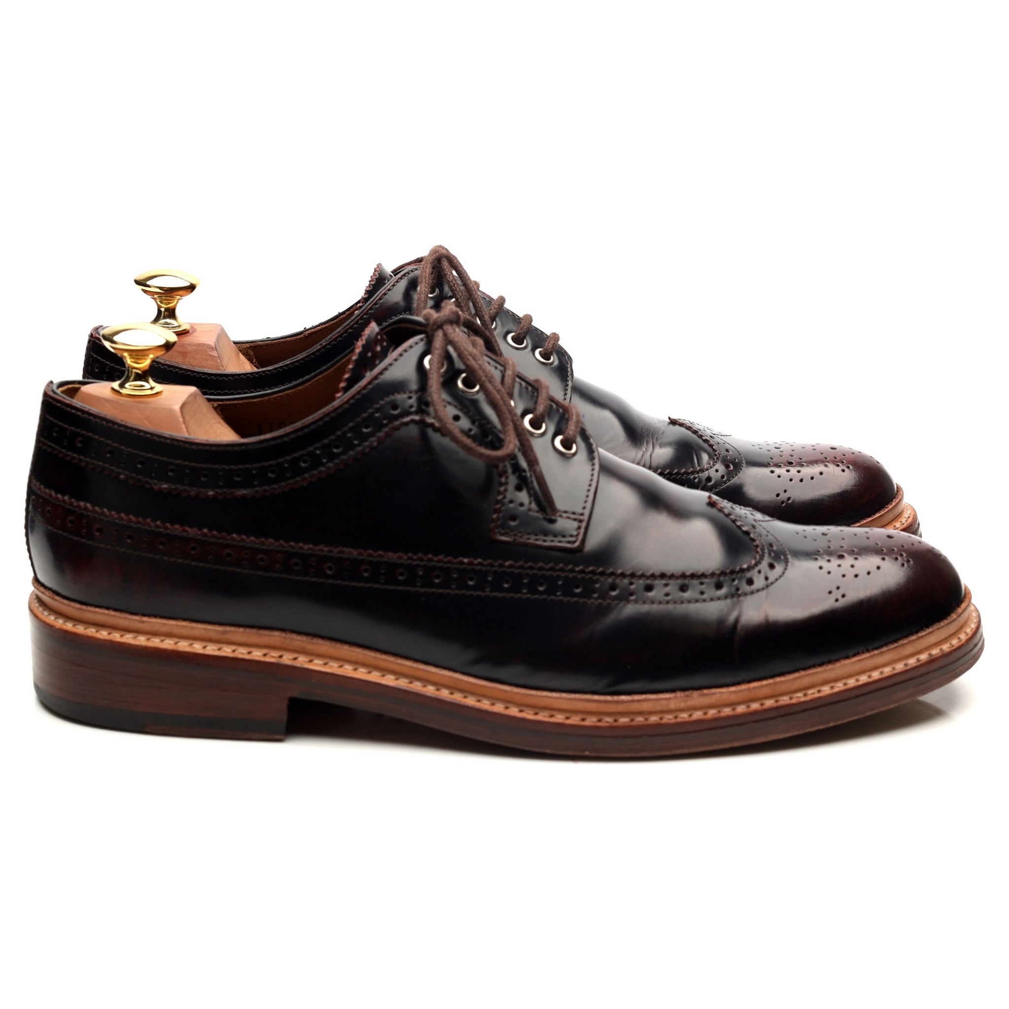 Grenson Sid derby cuir bordeaux 9