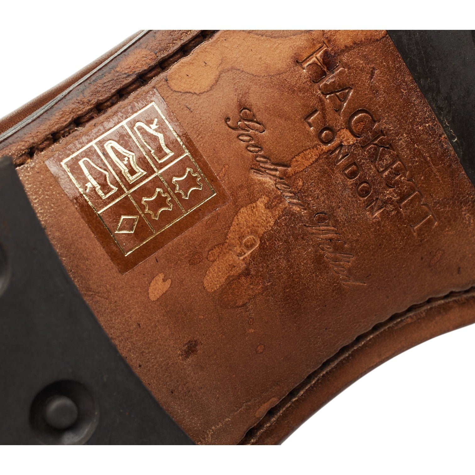 Hackett 80487 mocassins cuir marron pointure UK 9