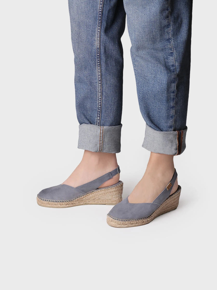 Toni Pons Betty-A espadrilles femme daim compensées 5 cm