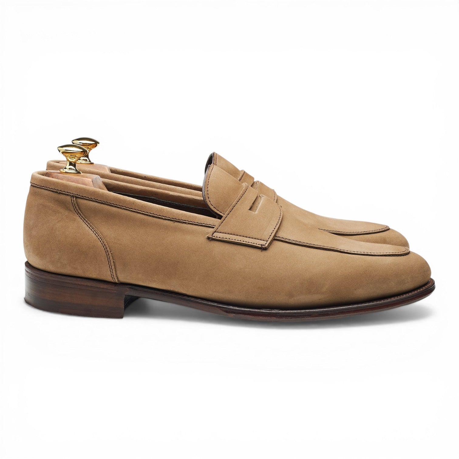 George Cleverley Kingsman Newport II mocassins nubuck 11