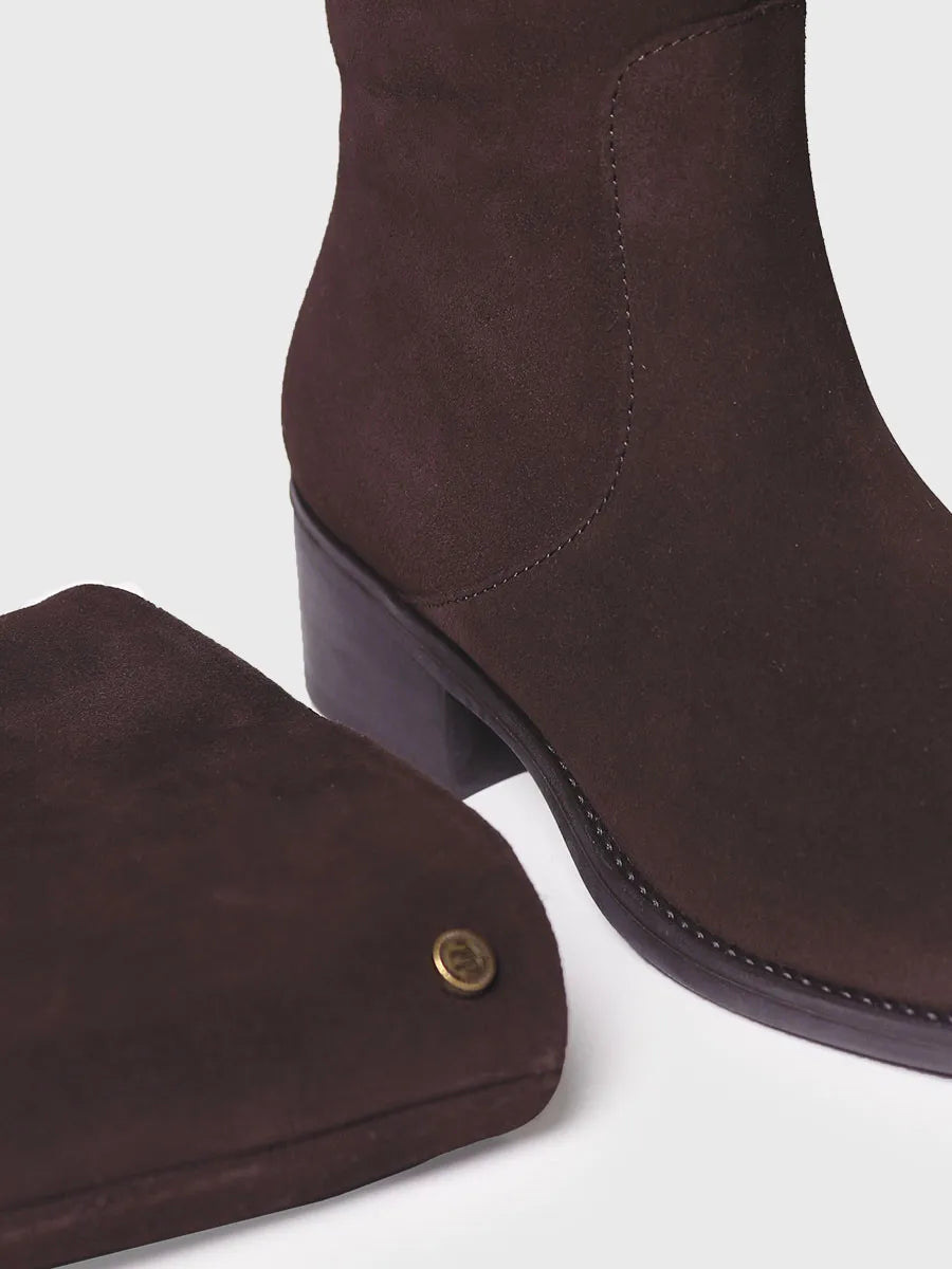 Toni Pons TIROL-SY botte haute daim marron