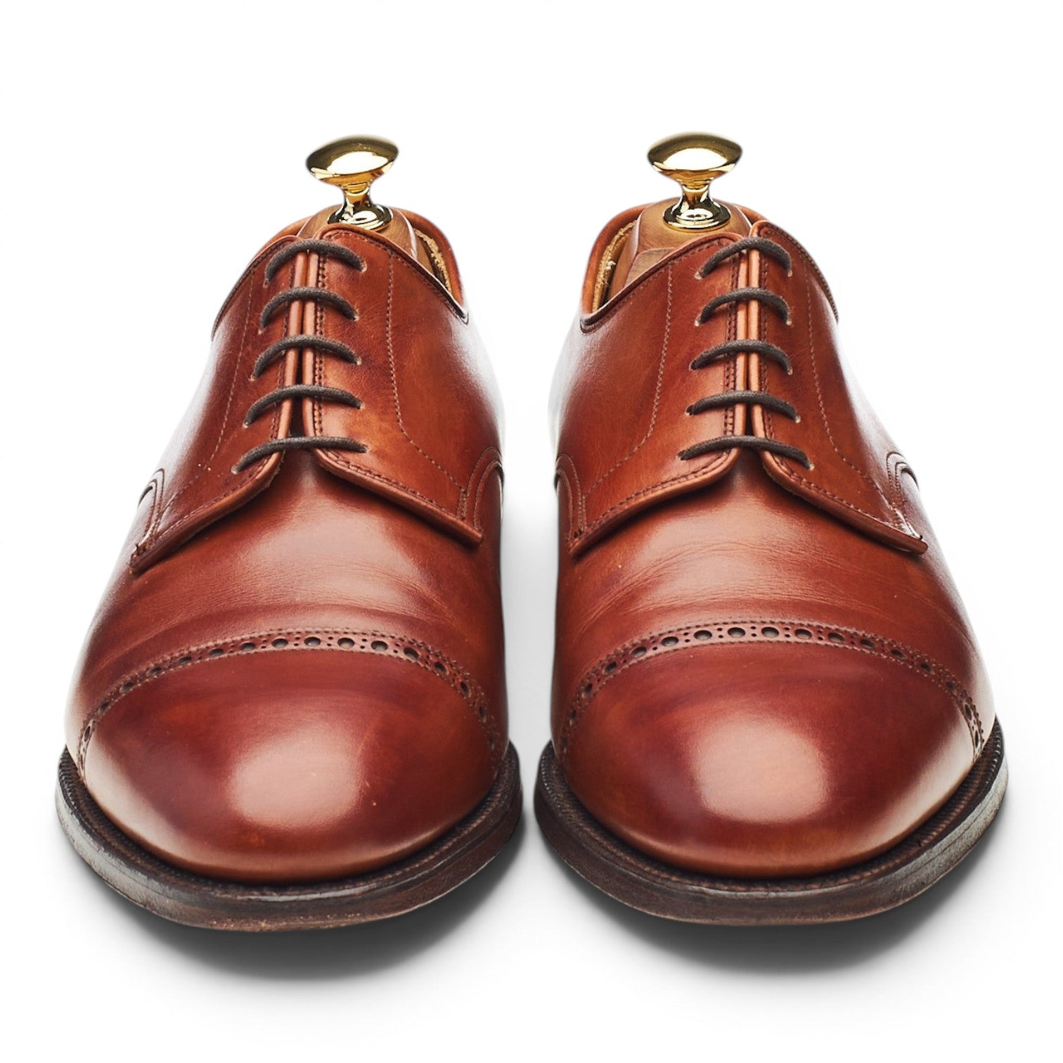 Crockett & Jones Draycott derbies cuir marron UK 6