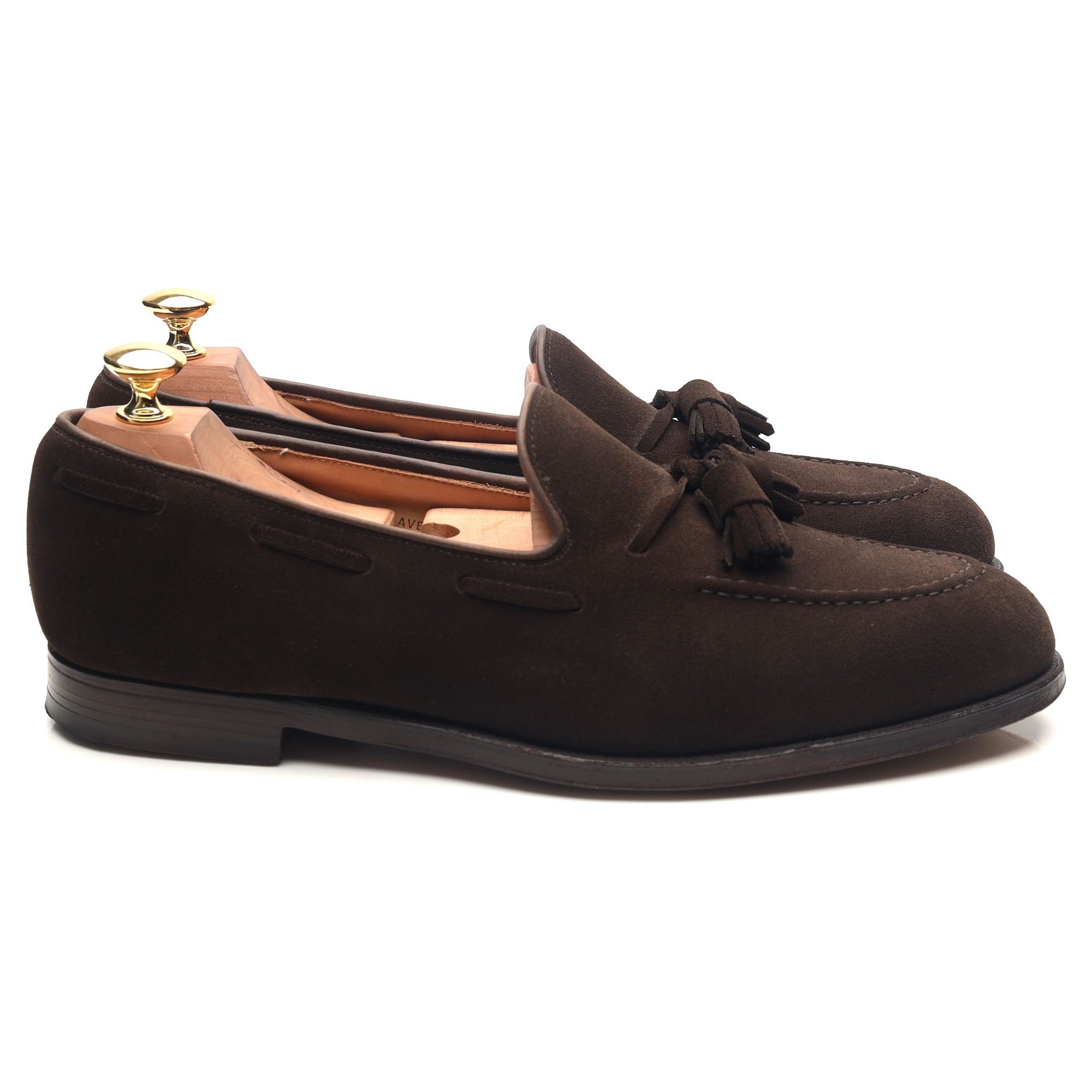 Crockett & Jones Cavendish 2 mocassin daim marron UK 9