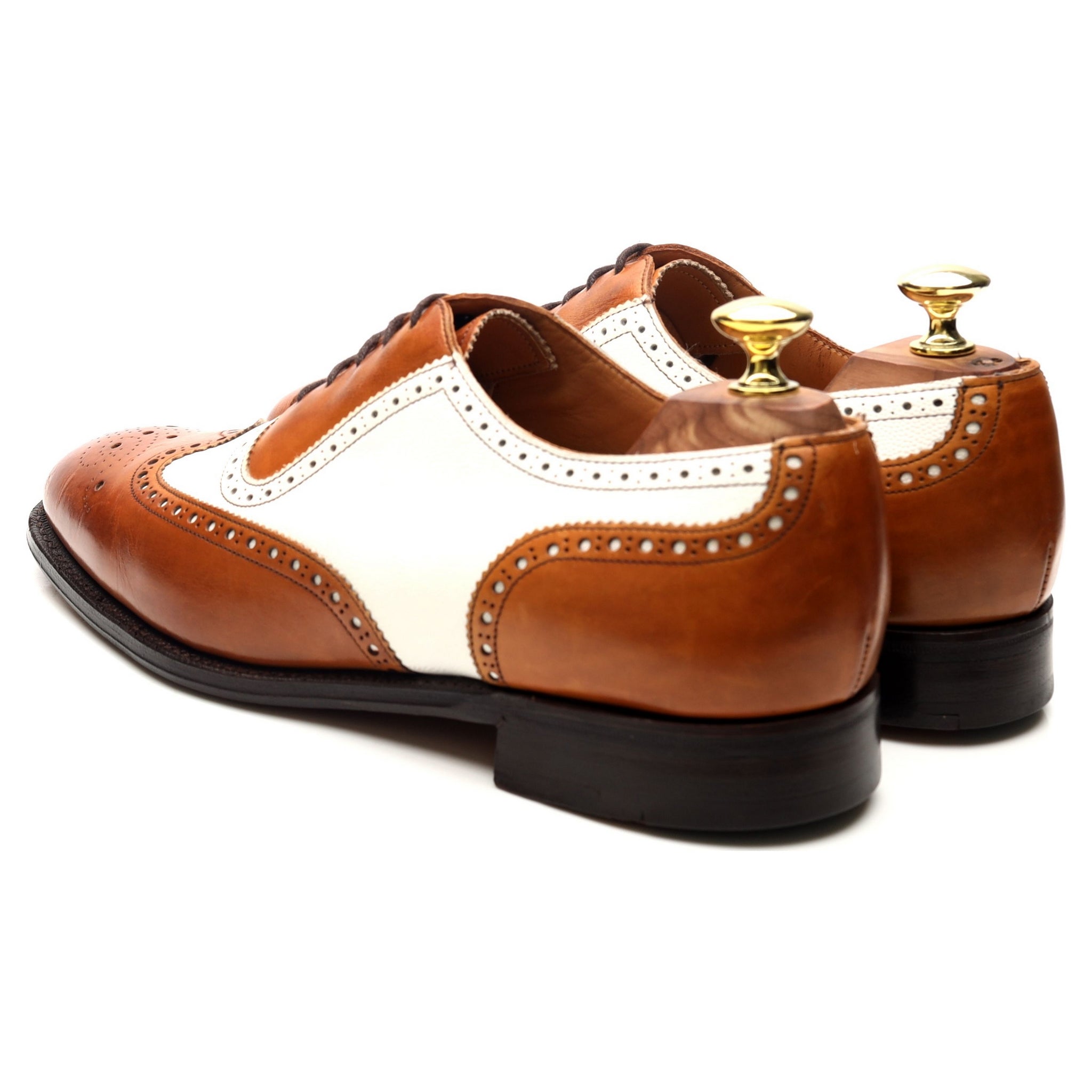 Cheaney Hyde derbies brogue bicolores UK 7