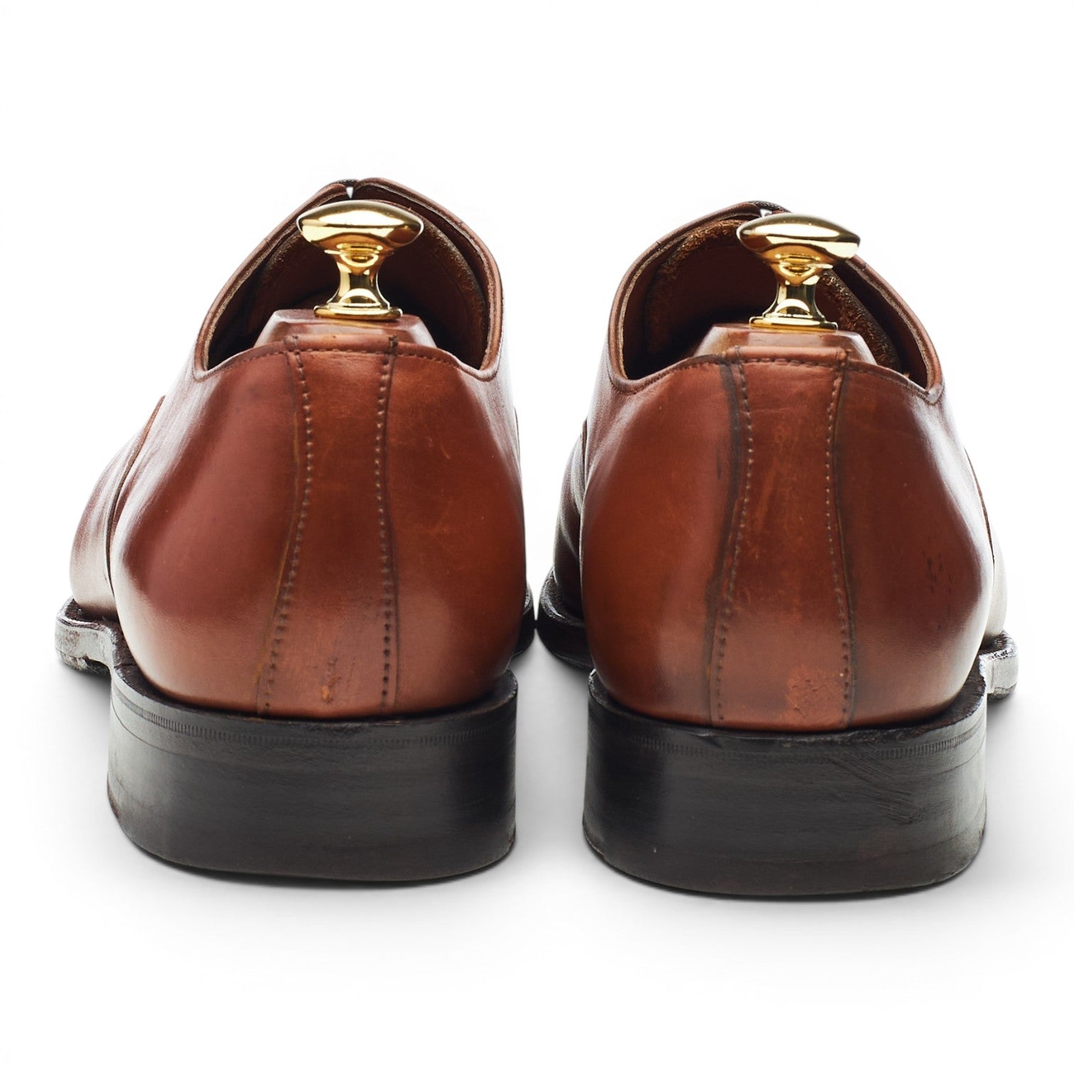 Tricker's Ash oxford cuir marron UK 10