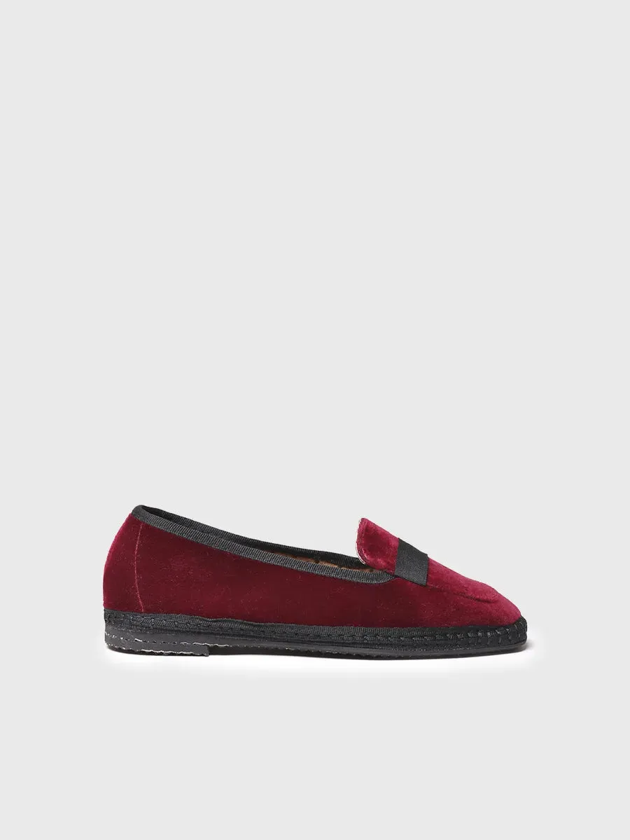 Toni Pons Celine mocassin velours noir plat