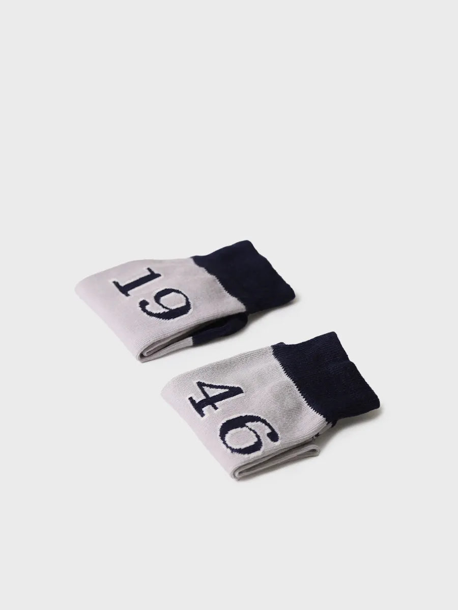 Toni Pons Quel-TP chaussettes coton gris imprimé
