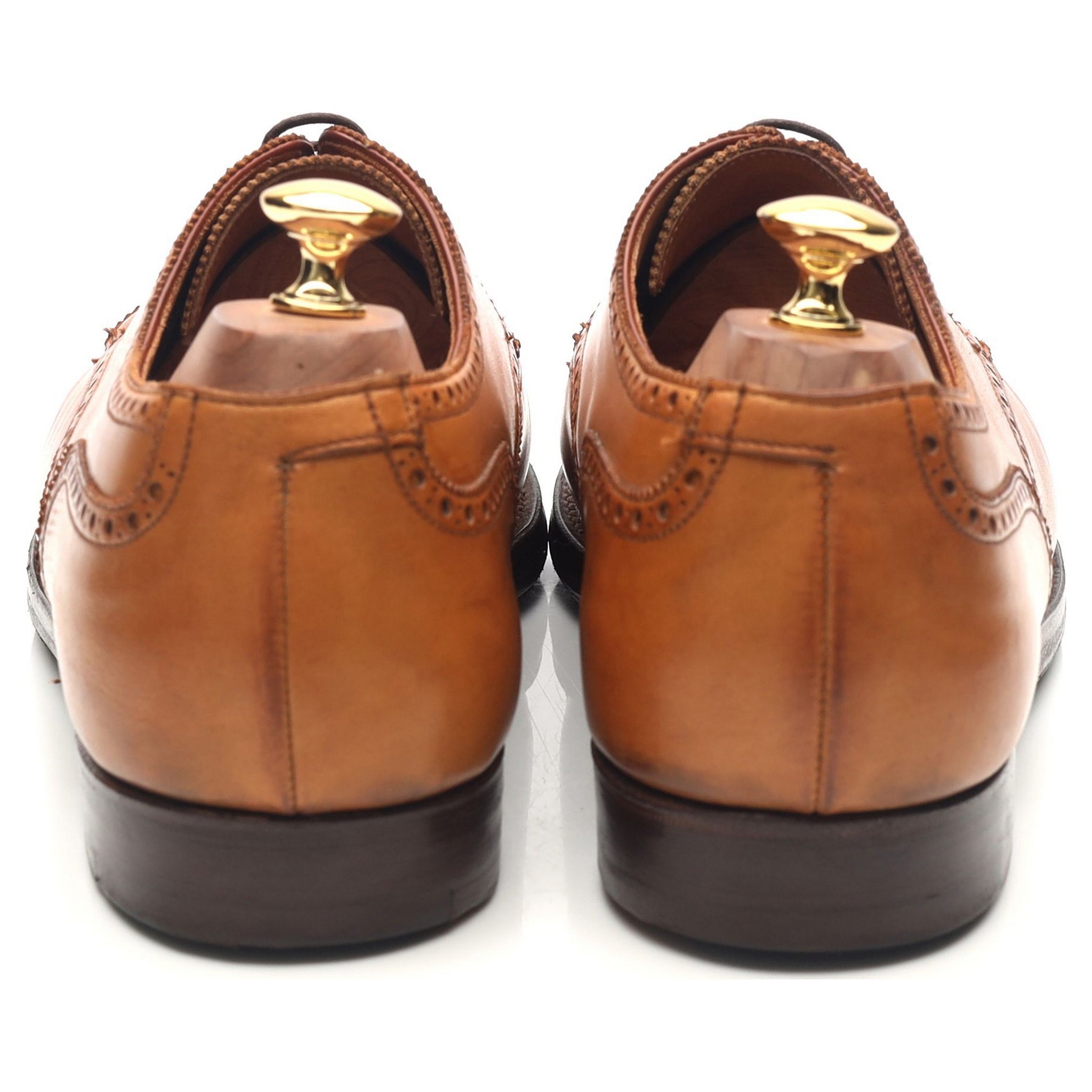 Crockett & Jones Wein derby cuir marron pointure UK 10