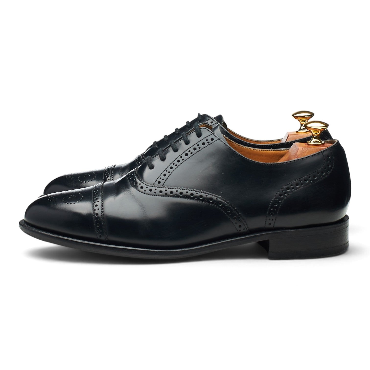 Barker Alfred richelieu cuir noir UK 9 large