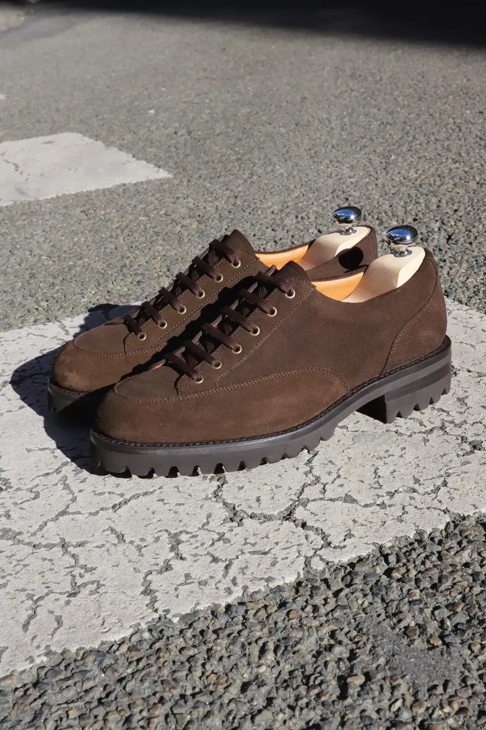 Malfroid Explorer II Low derby suède déperlant commando