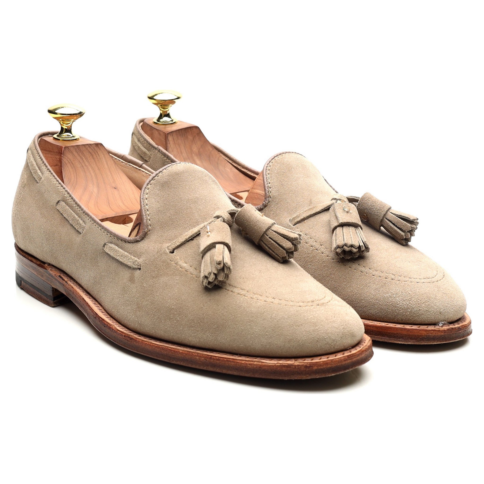 The Armoury D1121 mocassins suède beige pointure UK 7
