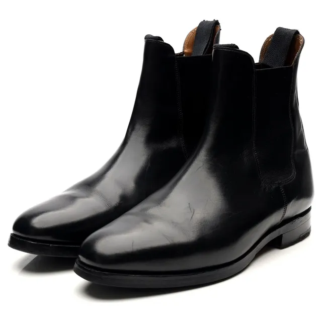 Tricker’s Lambourn chelsea boots UK 9 cuir noir