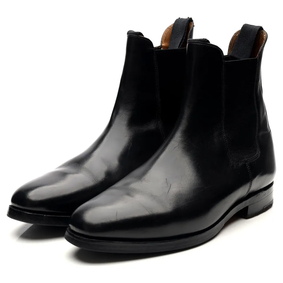 Tricker’s Lambourn chelsea boots UK 9 cuir noir