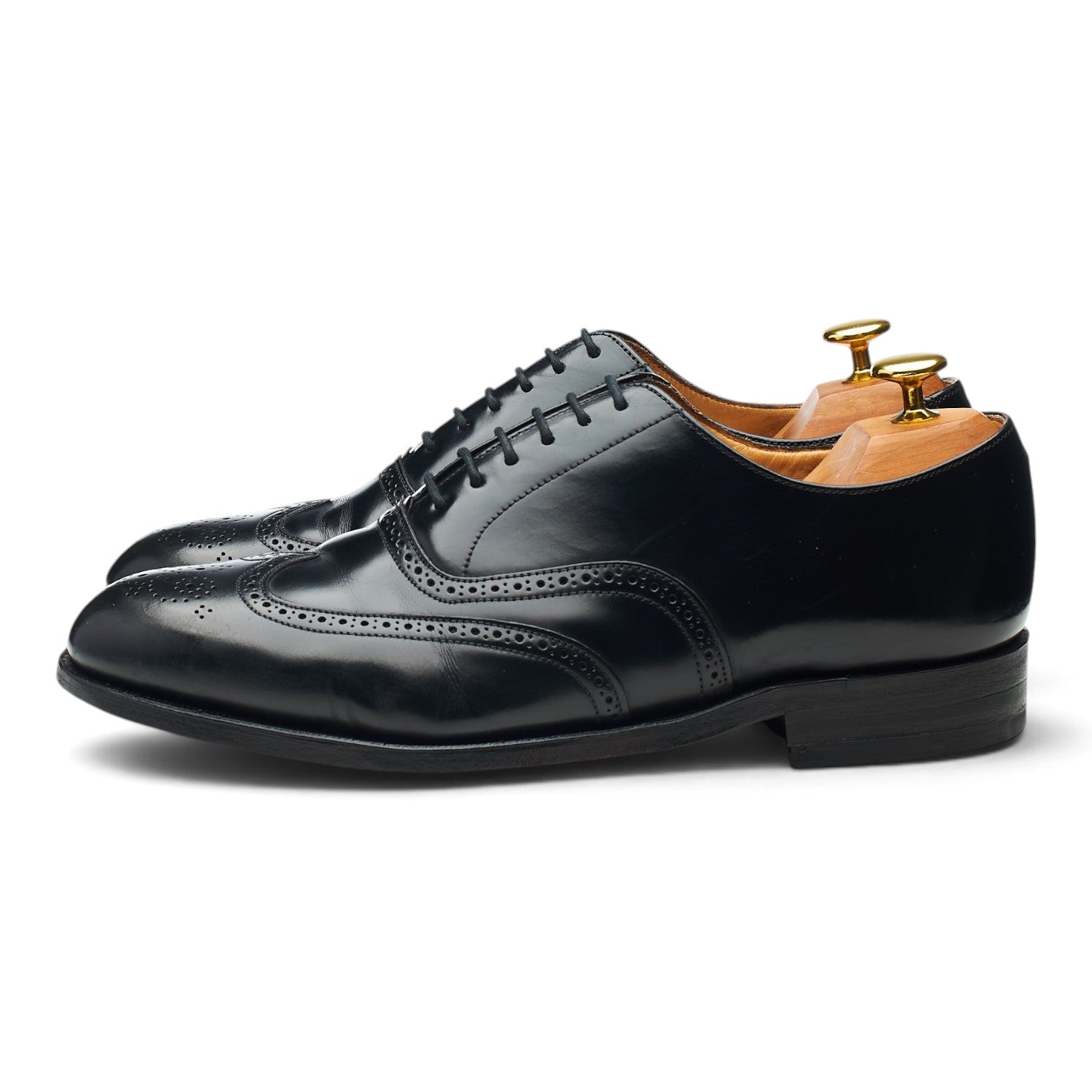 Grenson Perth Oxfords brogues cuir noir 8 UK