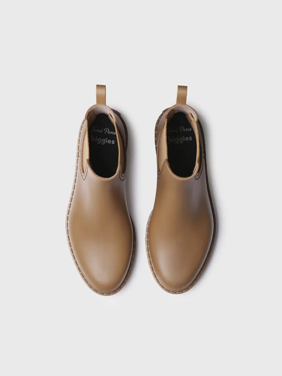 Toni Pons Coney bottines pluie femme camel