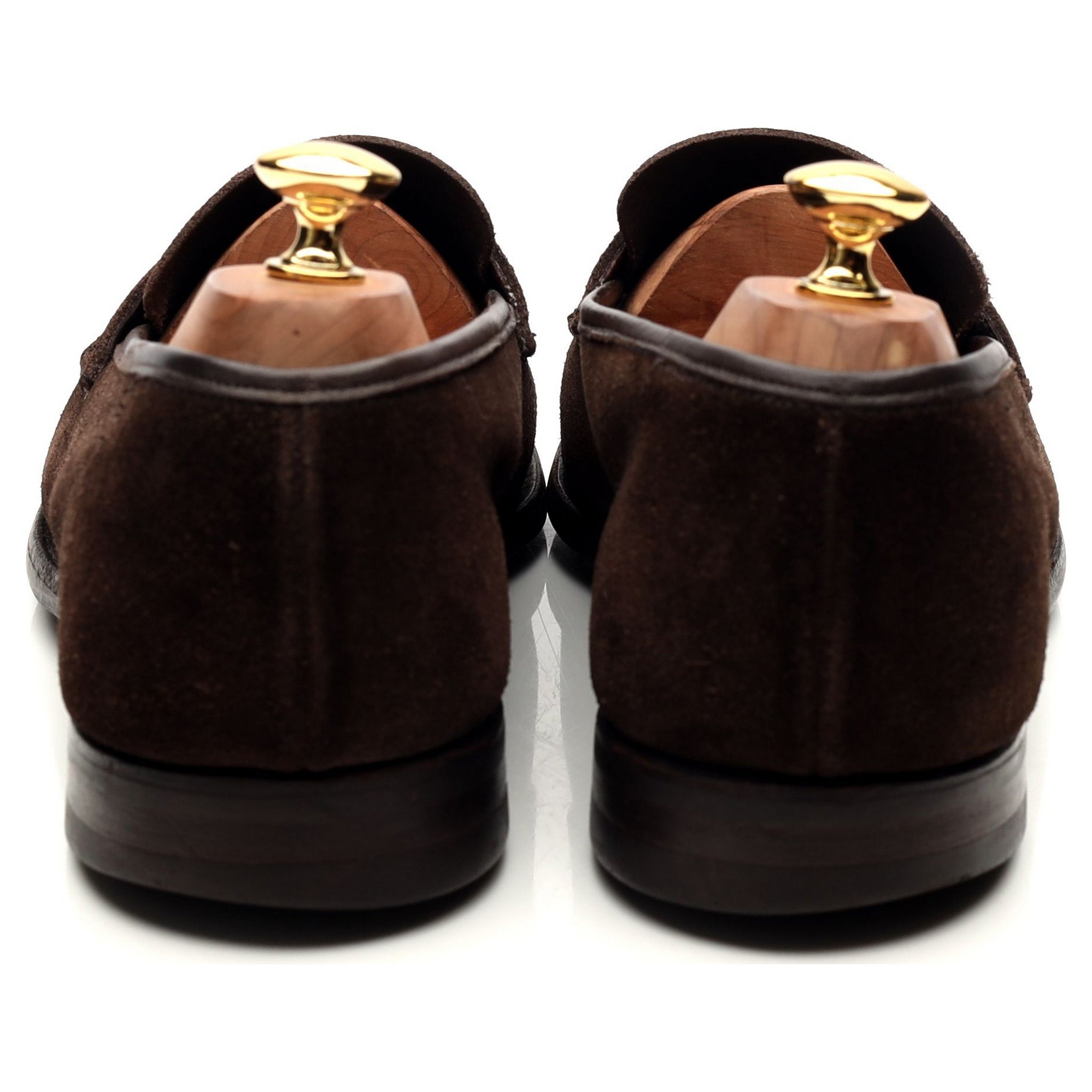 Crockett & Jones Harvard 2 mocassins suède marron UK 10