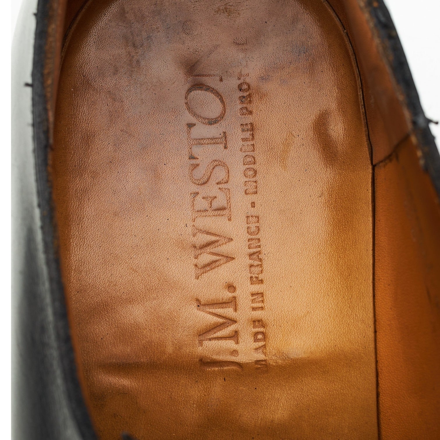 J.M. Weston 423 richelieu cuir noir pointure 6,5 UK