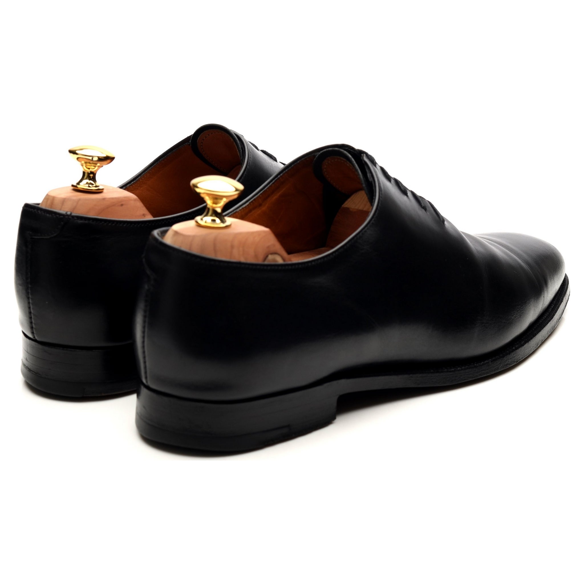 Bowen richelieu wholecut cuir noir pointure 10.5 UK