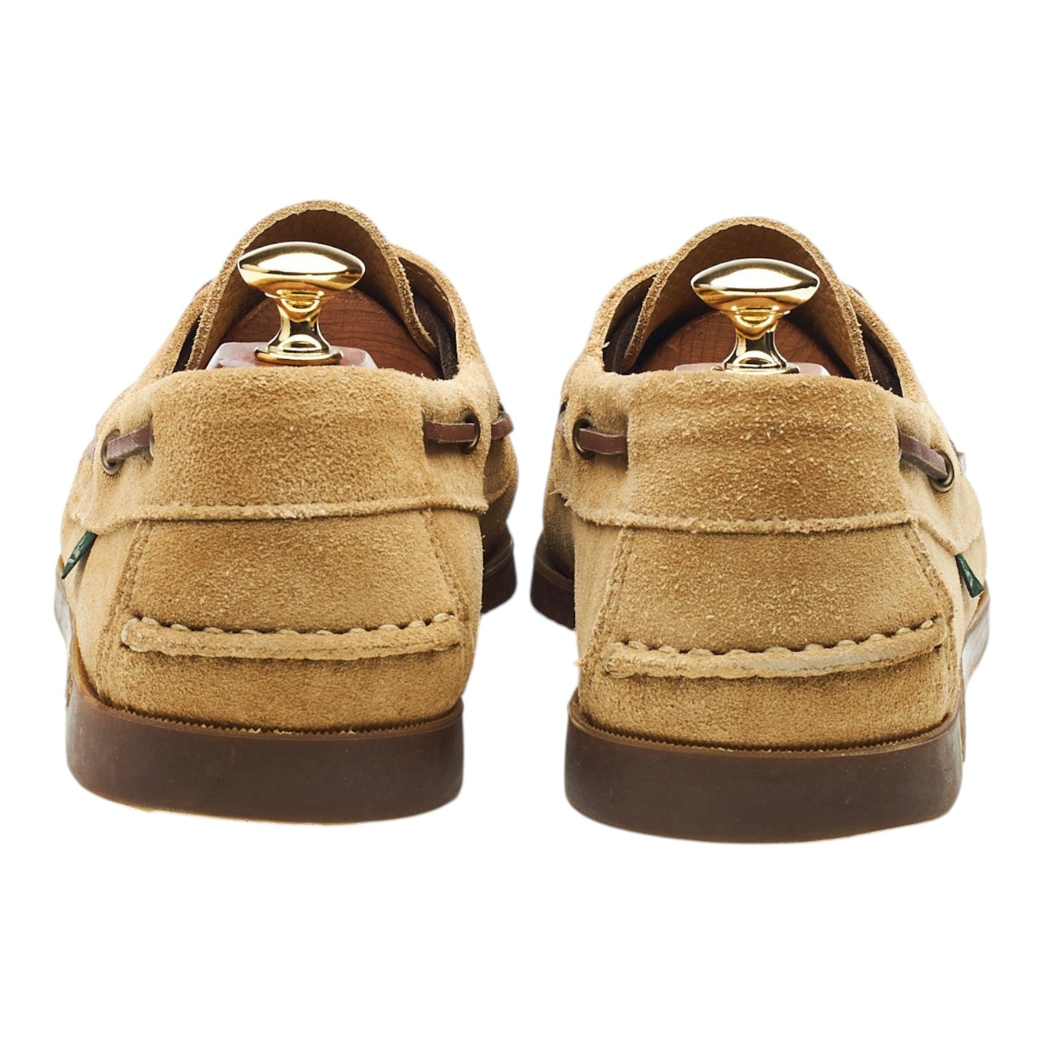Paraboot Barth chaussures bateau suède beige UK 9.5