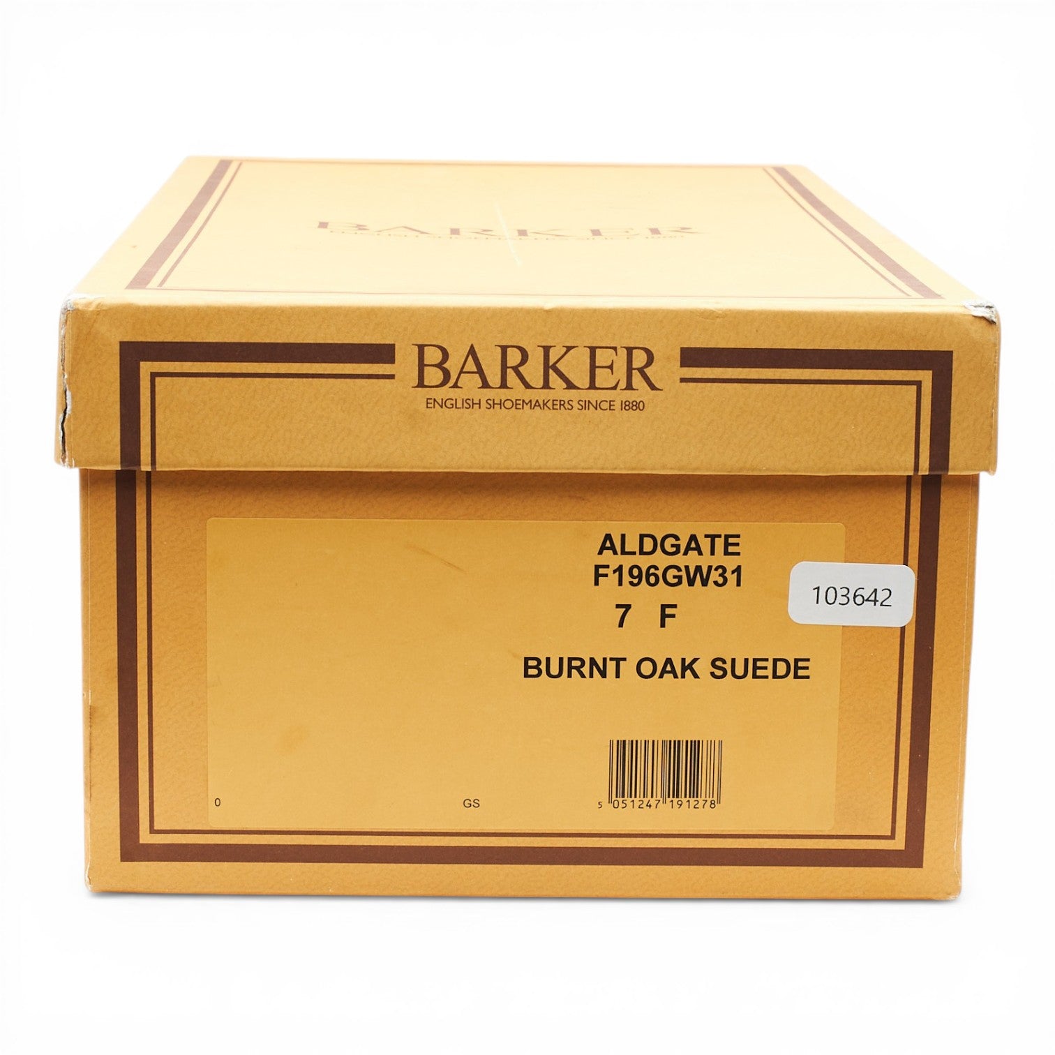 Barker Aldgate mocassins daim marron pointure 7 UK