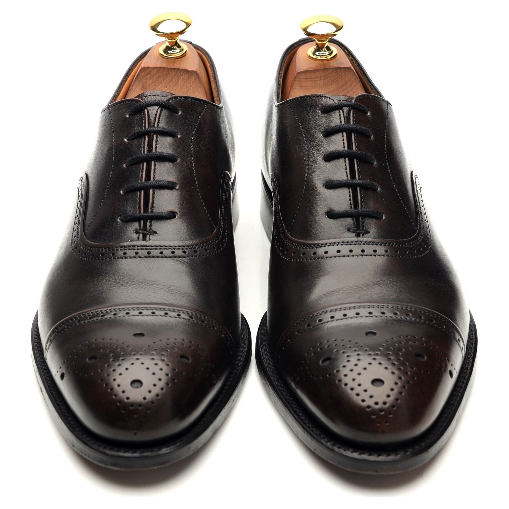Church's Royal Collection Duke richelieu cuir marron foncé UK 6.5