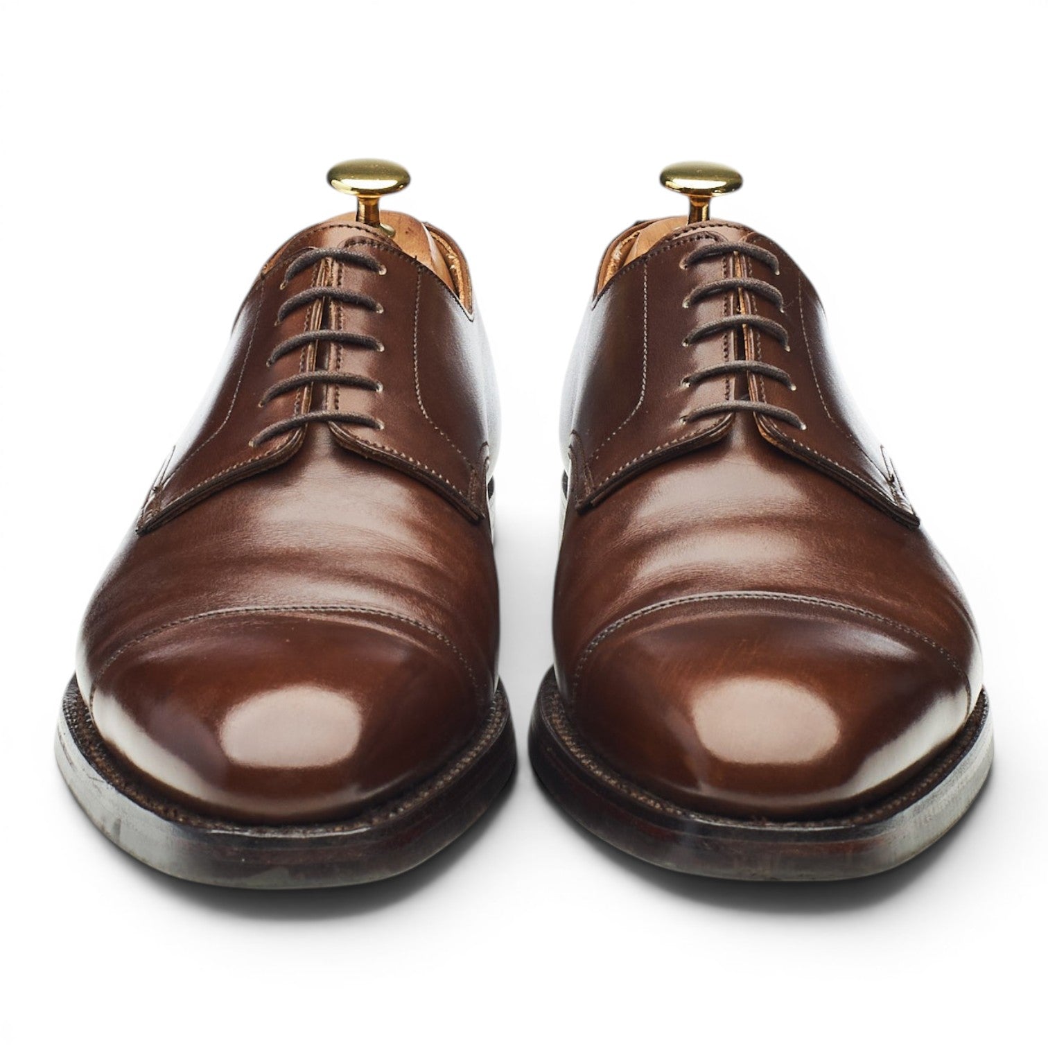 Crockett & Jones Norwich derby cuir marron UK 8