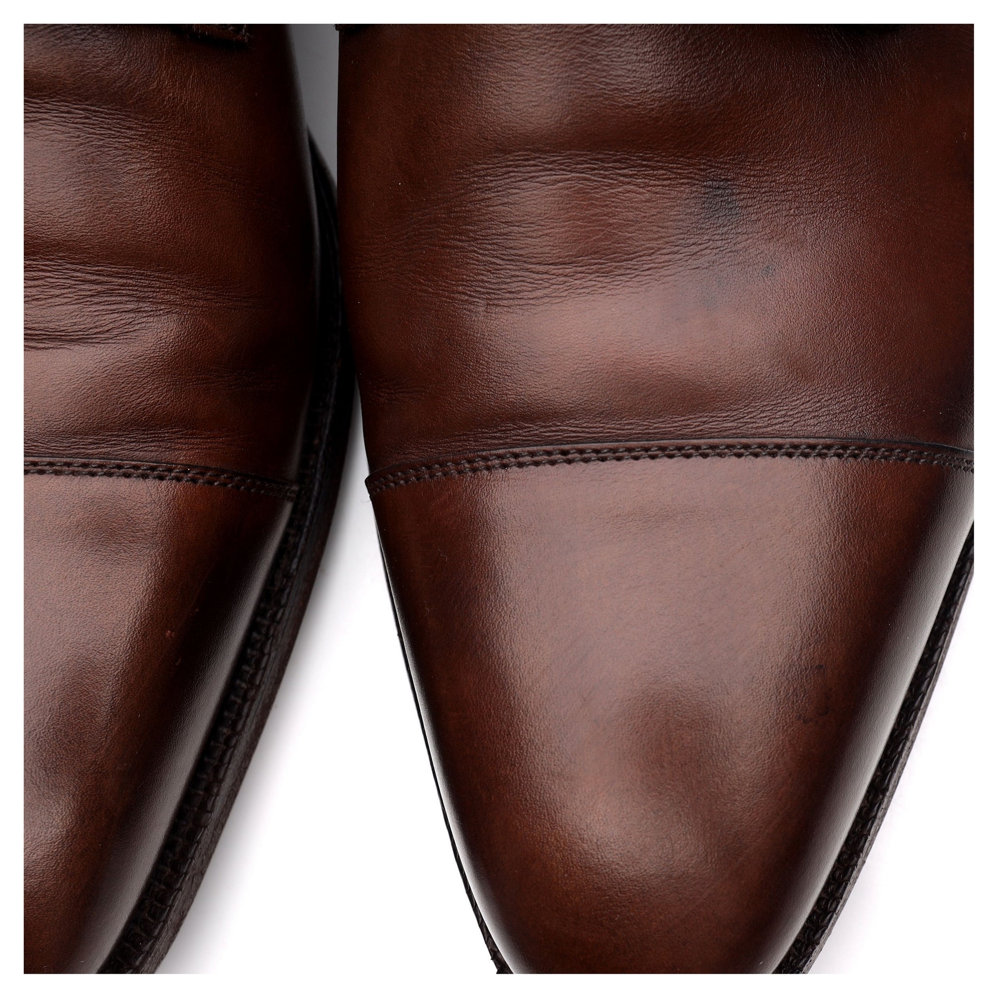 Crockett & Jones Lowndes monk-strap cuir marron UK 9.5