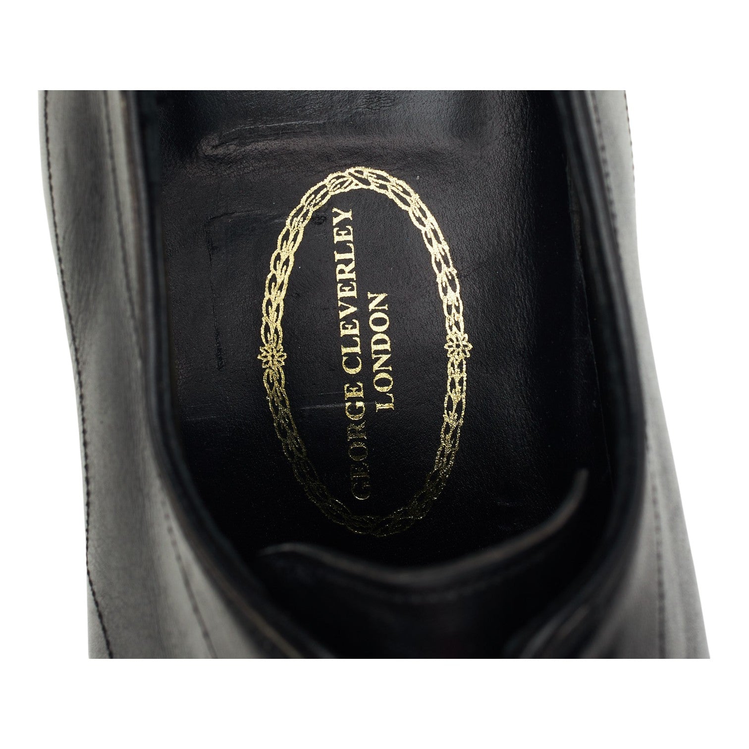 George Cleverley oxford brogue cuir noir 6,5 E