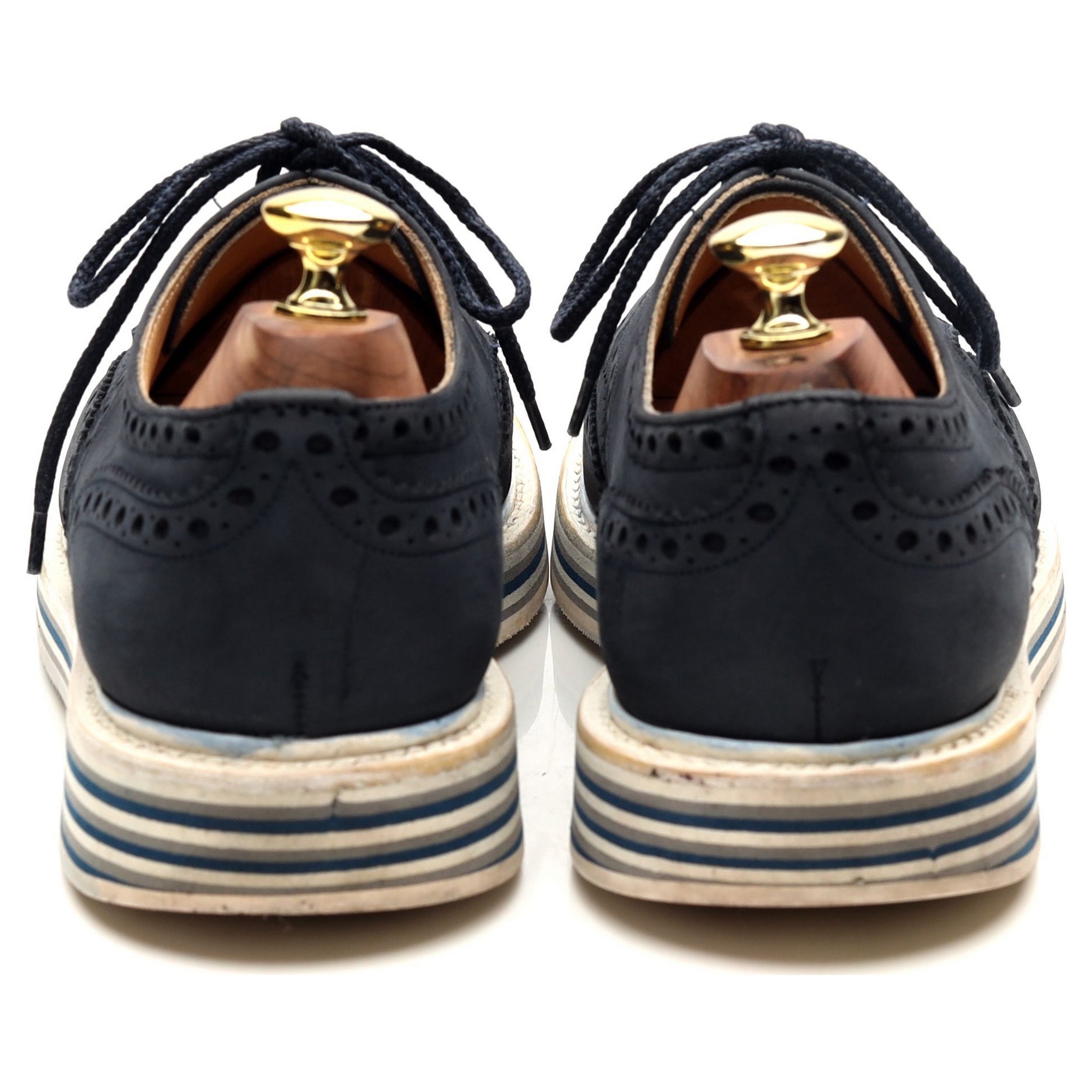 Church's Naburn 3 derby nubuck bleu pointure 7,5