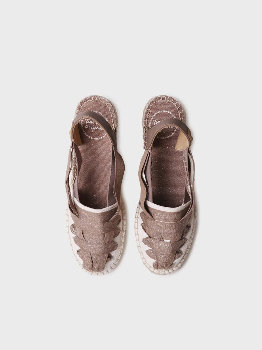 Toni Pons Tracy-CZ espadrilles toile compensées rubans