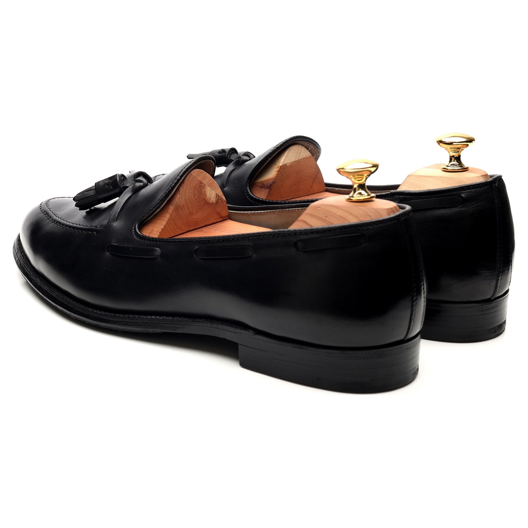 Alden 660 mocassin cuir noir à glands UK 11