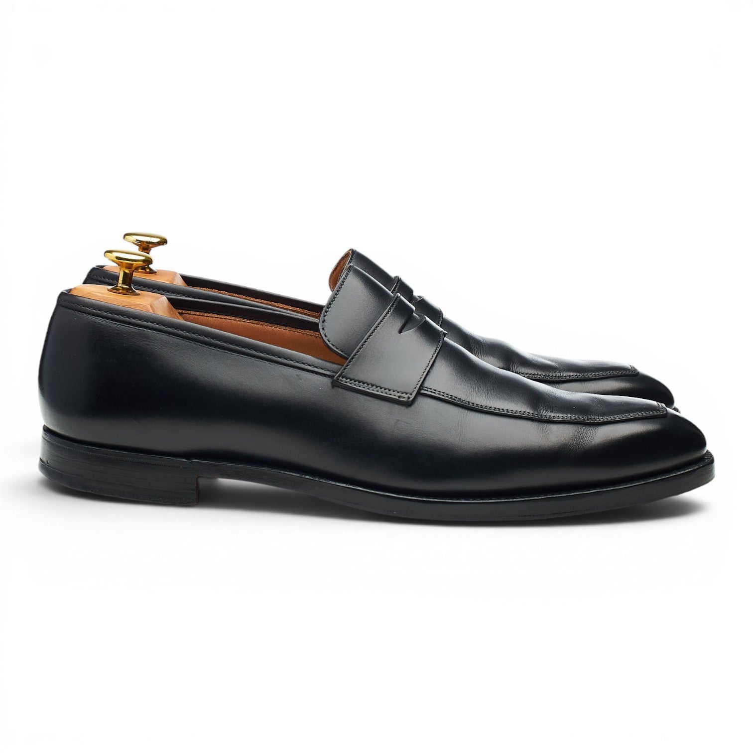 Crockett & Jones Merton mocassin cuir noir UK 8